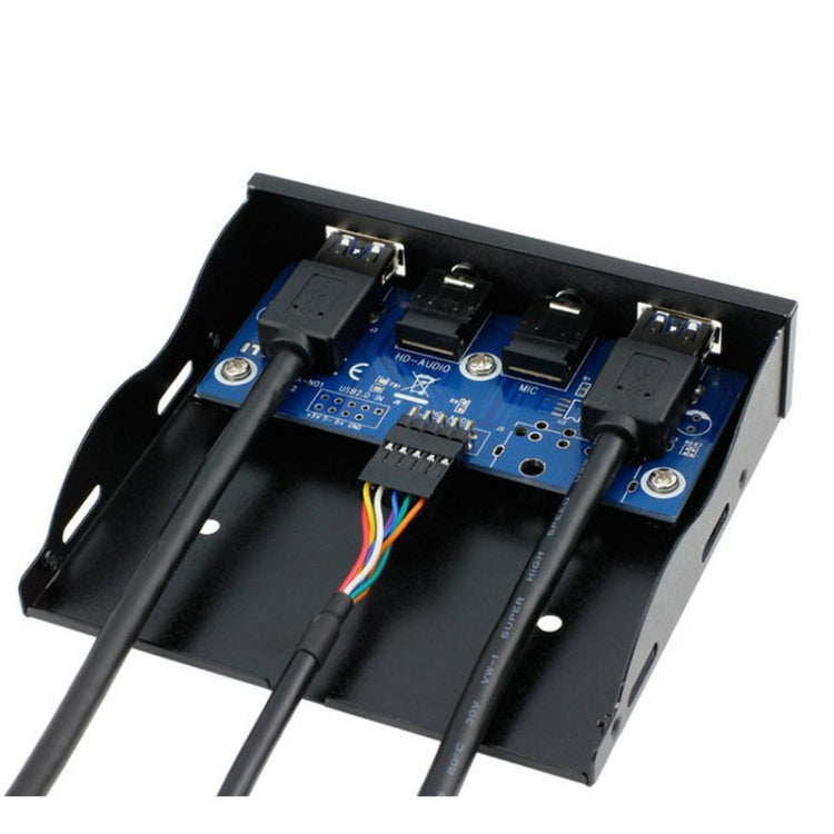 Pannello frontale 3,5 pollici con 2 USB 2.0 e HD Audio