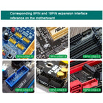 Pannello frontale 3,5 pollici con 2 USB 2.0 e HD Audio