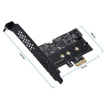 Scheda espansione PCI-E a SATA3.0 + M.2 NGFF 6Gbps