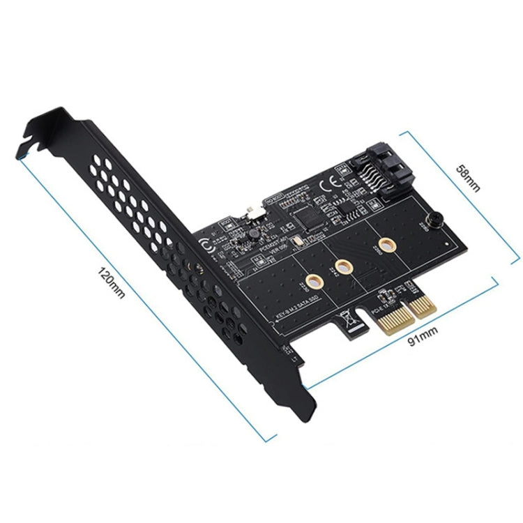 Scheda espansione PCI-E a SATA3.0 + M.2 NGFF 6Gbps
