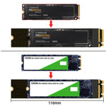 Scheda protezione SSD M.2 Key-B e Key-M 2230-2280