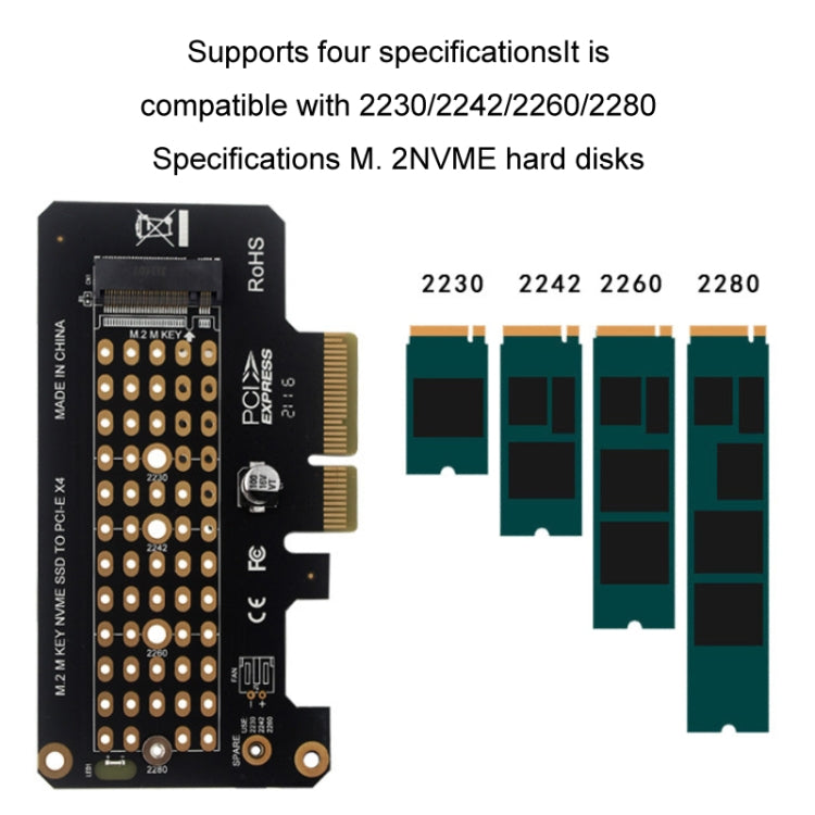 Scheda espansione NVMe M.2 PCIe 3.0/4.0 Full Speed X4
