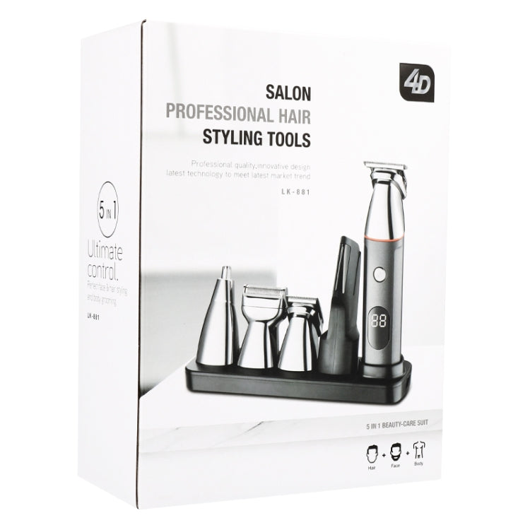 Tagliacapelli elettrico 5 in 1 LK-881 con display digitale - immagine 13