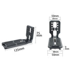 BEXIN L130-50 Piastra a sgancio rapido per fotocamera Tavola verticale a forma di L, L130-50