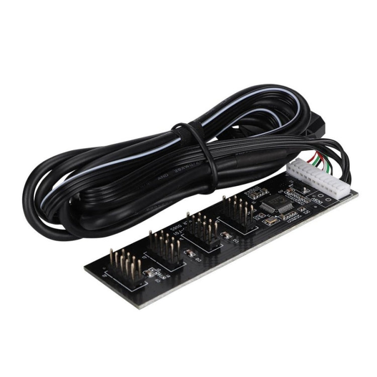 Hub USB 2.0 interno 9 pin a 4 porte con alimentazione 4 pin