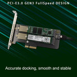 Scheda espansione M.2 NVME NGFF a PCI-E SATA doppio disco