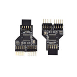 Adattatore USB 2.0 9 Pin Femmina a Dual 9 Pin Maschio