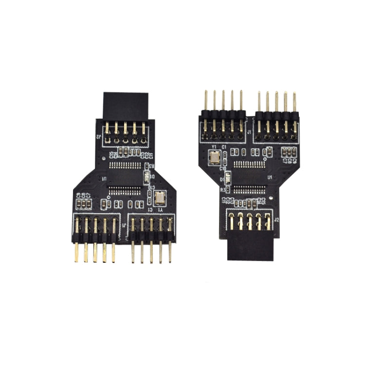 Adattatore USB 2.0 9 Pin Femmina a Dual 9 Pin Maschio