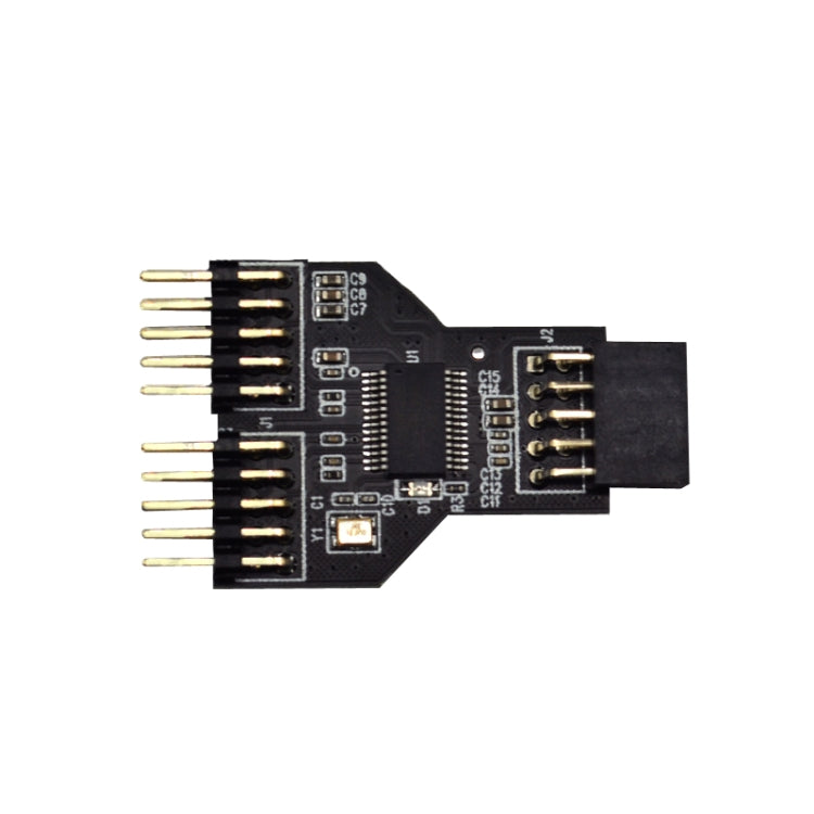 Adattatore USB 2.0 9 Pin Femmina a Dual 9 Pin Maschio