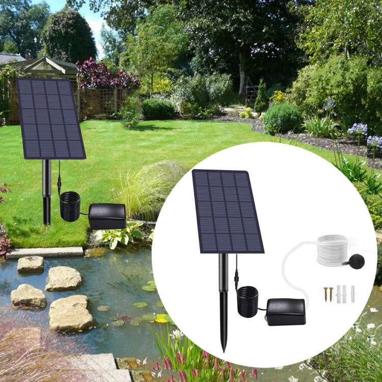 Pompa di aerazione solare 5V 2.5W per laghetto pesci