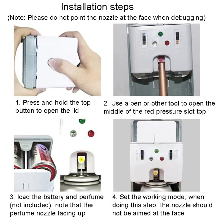 Spruzzatore automatico con sensore di luce bianco