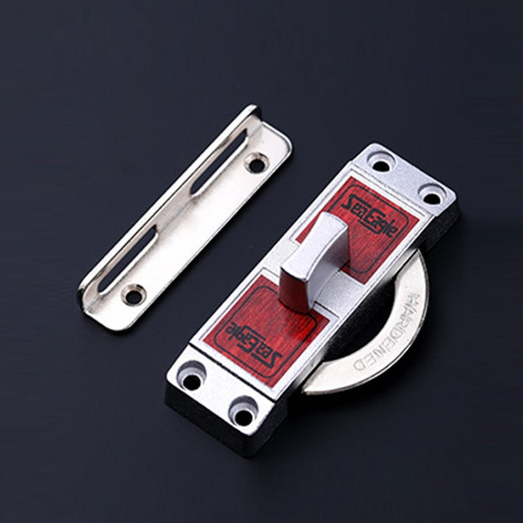 Blocco gancio porta angolo retto 90° acciaio inox 304