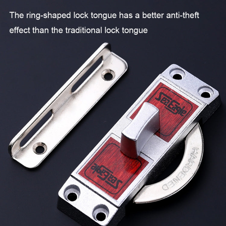 Blocco gancio porta angolo retto 90° acciaio inox 304