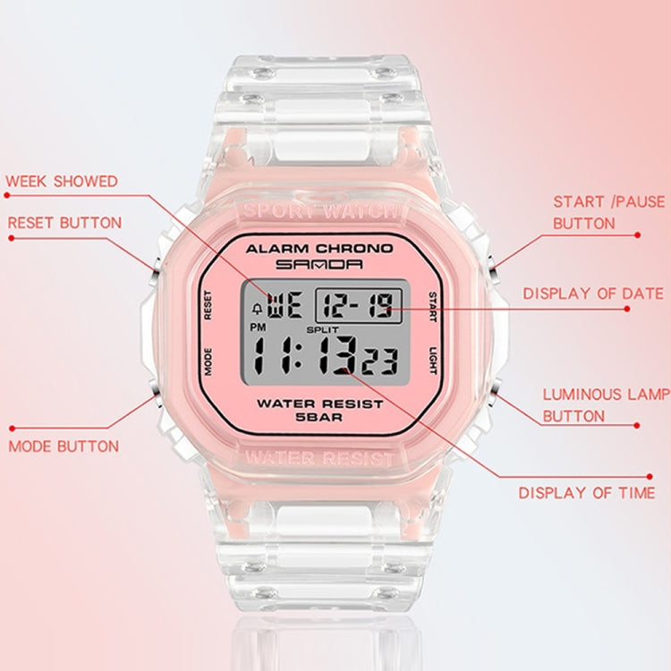 SANDA 2009 Orologio sportivo impermeabile multifunzione