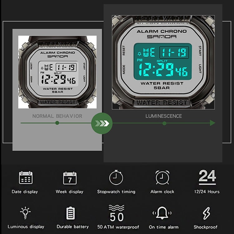 SANDA 2009 Orologio sportivo impermeabile multifunzione