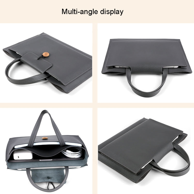 Borsa impermeabile in PU per laptop 13.3-16 pollici