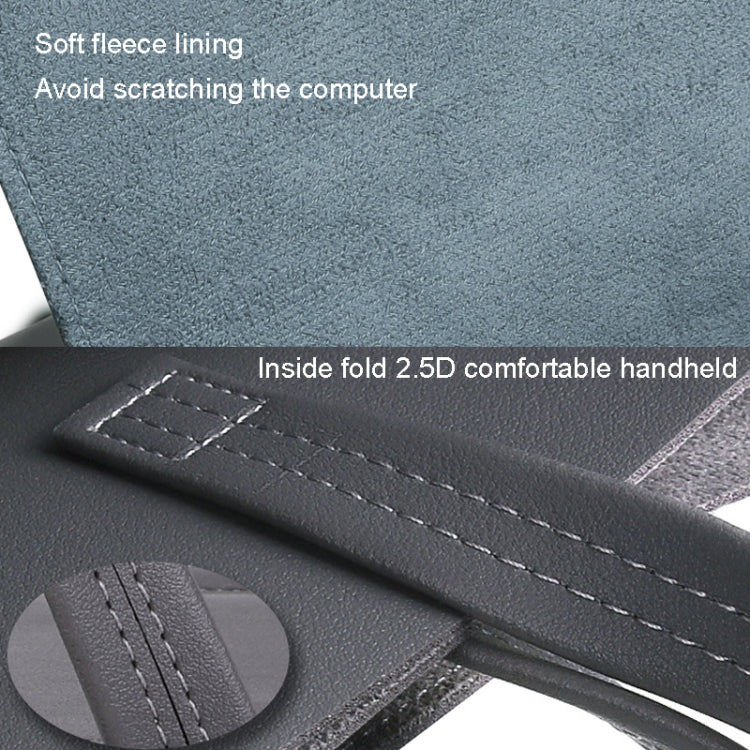 Borsa impermeabile in PU per laptop 13.3-16 pollici