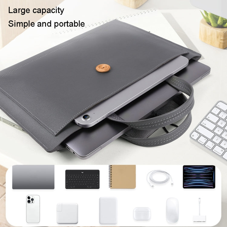 Borsa impermeabile in PU per laptop 13.3-16 pollici