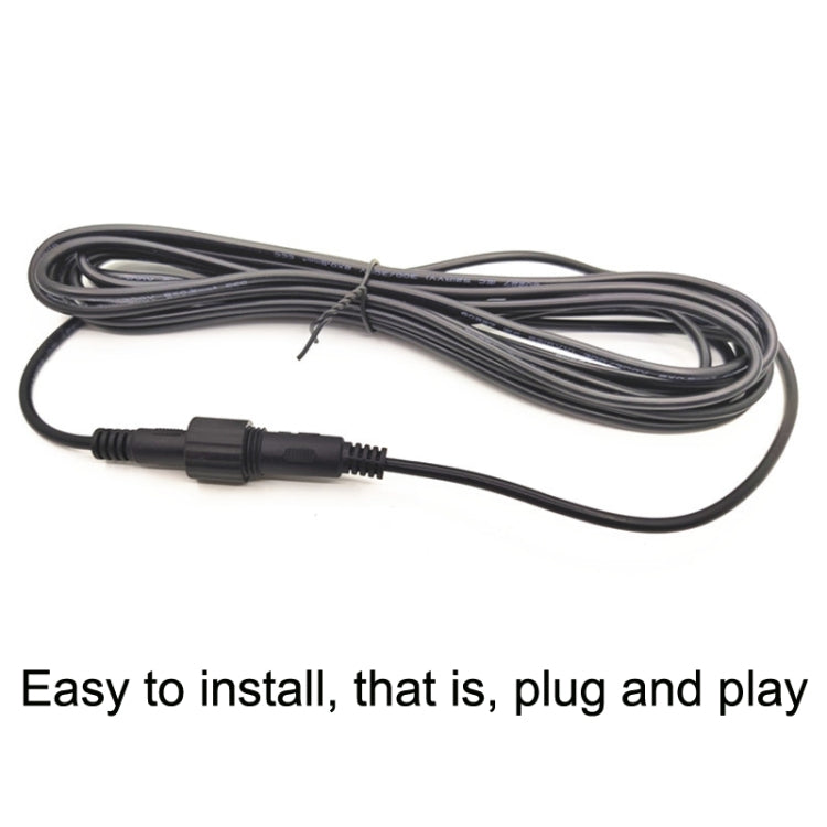 Cavo prolunga 5m 12V/24V per pompe DC e luci solari