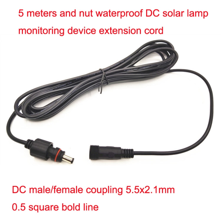 Cavo prolunga 5m 12V/24V per pompe DC e luci solari