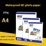 Carta fotografica RC impermeabile 260g per stampanti inkjet
