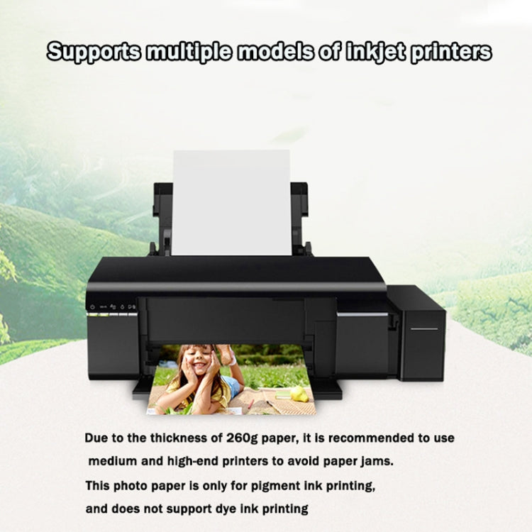 Carta fotografica RC impermeabile 260g per stampanti inkjet