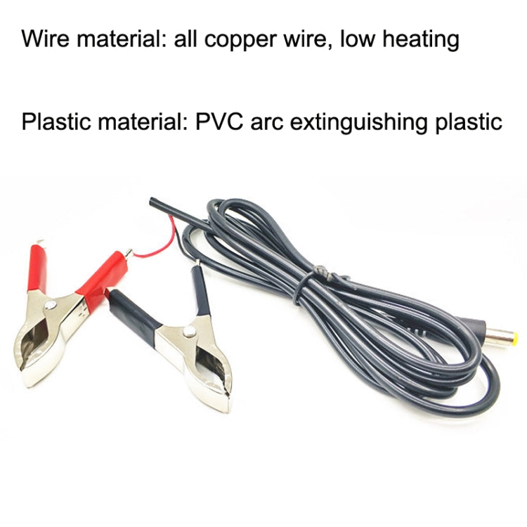 Cavo clip batteria 12V/24V 1,5m rosso nero
