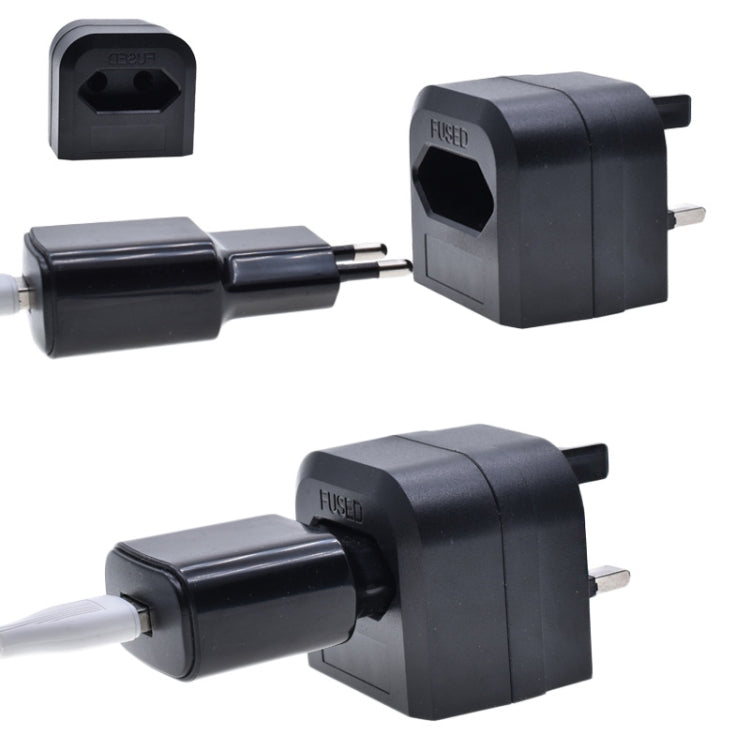 Adattatore spina UE a UK 13A 250V con fusibile