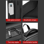 Zaino espandibile per laptop 15,6" con guscio rigido in EVA
