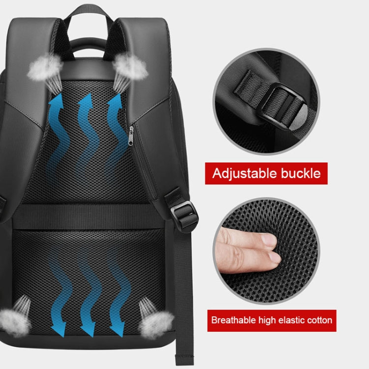 Zaino espandibile per laptop 15,6" con guscio rigido in EVA