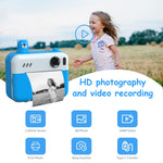 Fotocamera bambini 2.36" IPS LED HD 1080P con stampa termica