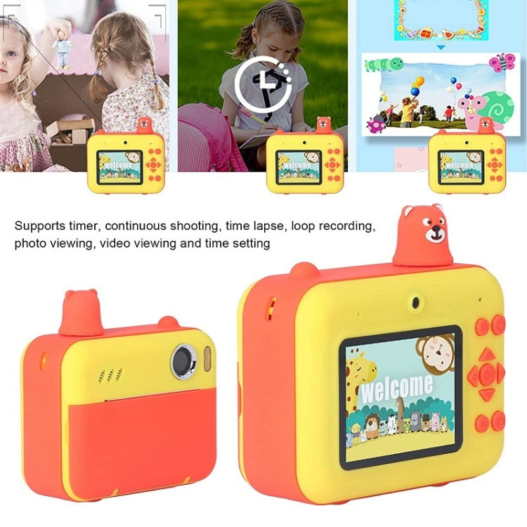 Fotocamera bambini 2.36" IPS LED HD 1080P con stampa termica