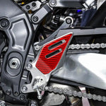Adesivi pedane Yamaha MT-09 2021-2023 in fibra di carbonio