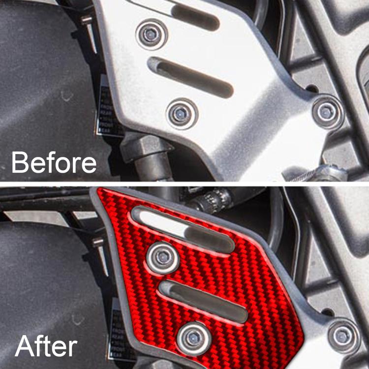 Adesivi pedane Yamaha MT-09 2021-2023 in fibra di carbonio