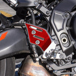 Adesivi pedane Yamaha MT-09 2021-2023 in fibra di carbonio