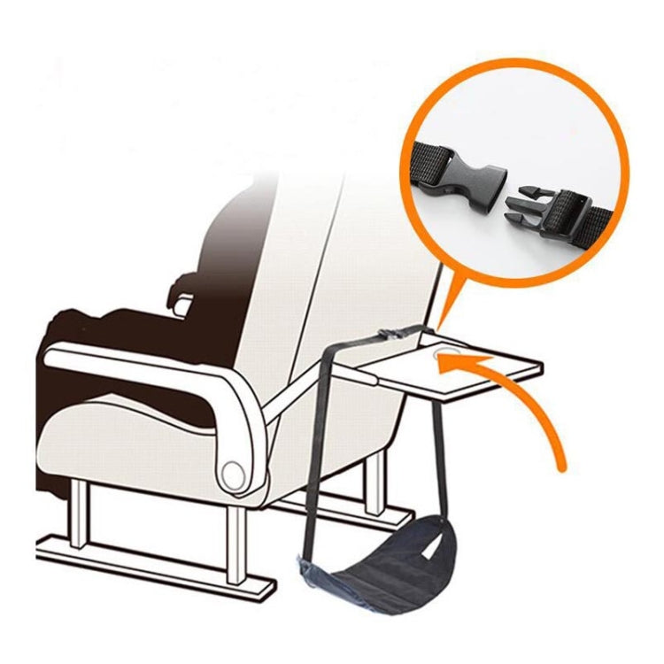 Poggiapiedi da viaggio in memory foam regolabile