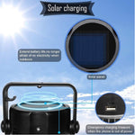 Lampada da campeggio solare LED multifunzione 18cm