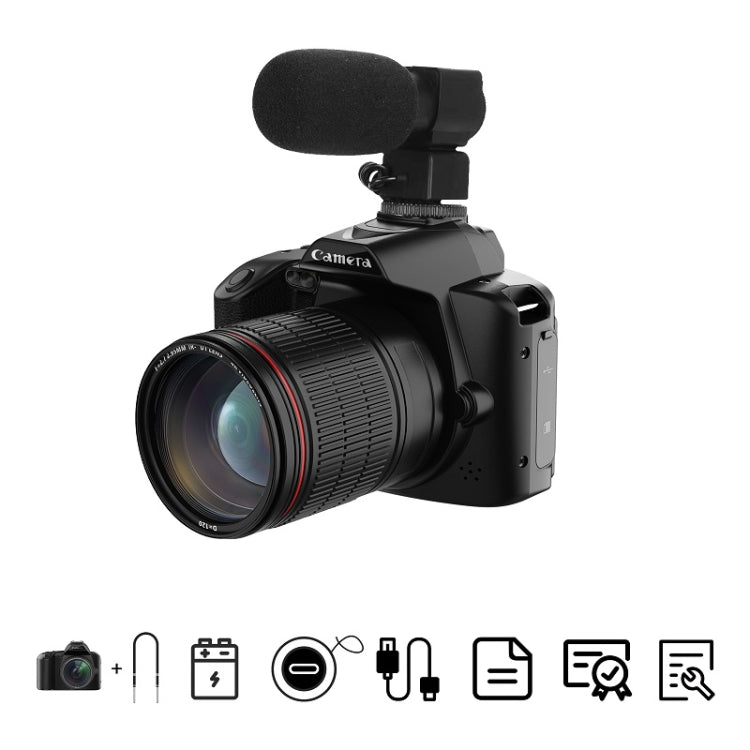 Fotocamera digitale 4K con doppia lente e WiFi 64MP