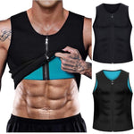 Corsetto fitness uomo in neoprene con cerniera XXL-4XL