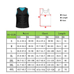 Corsetto fitness uomo in neoprene con cerniera XXL-4XL