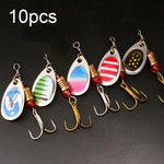 Roadrunner False Bait Paillettes Set esche pesca 5 o 10 pezzi