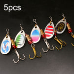 Roadrunner False Bait Paillettes Set esche pesca 5 o 10 pezzi