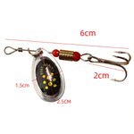 Roadrunner False Bait Paillettes Set esche pesca 5 o 10 pezzi