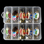 Roadrunner False Bait Paillettes Set esche pesca 5 o 10 pezzi