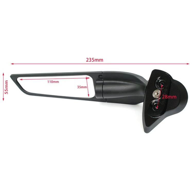 Riflettore ad ala fissa per Yamaha YZF-R6/R7