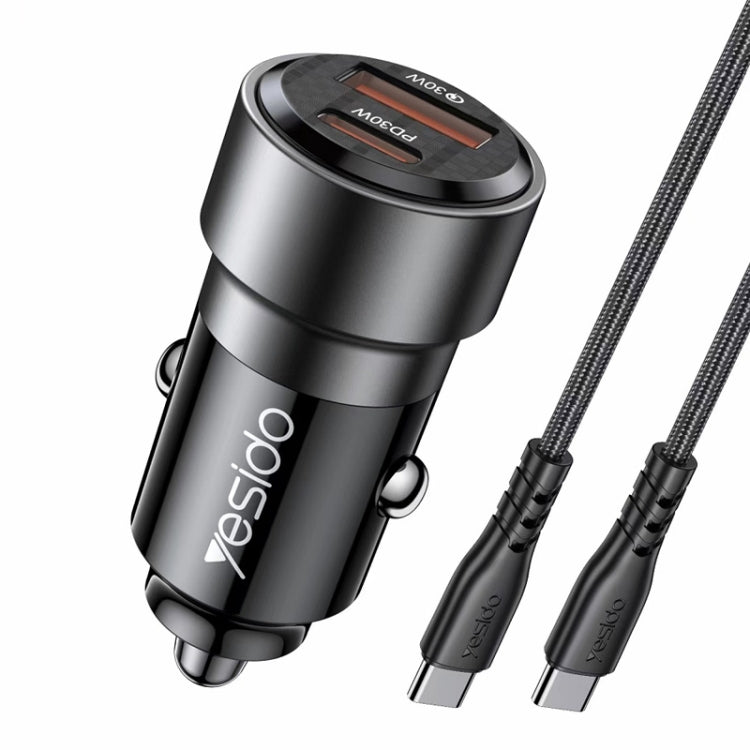 Caricabatteria da auto QC3.0 PD30W USB-C Dual Port