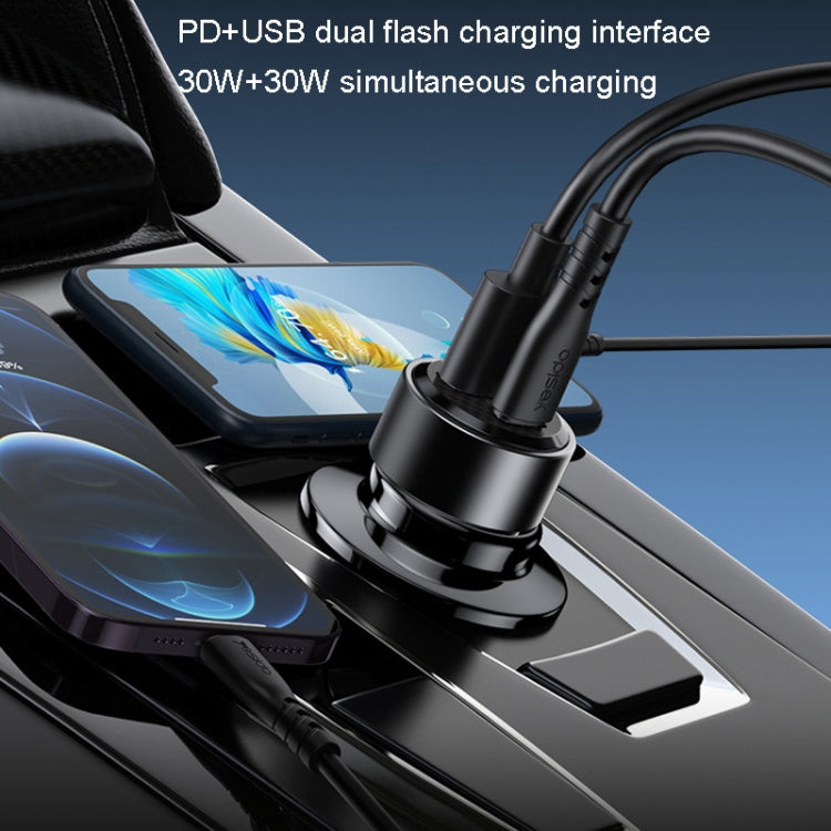 Caricabatteria da auto QC3.0 PD30W USB-C Dual Port