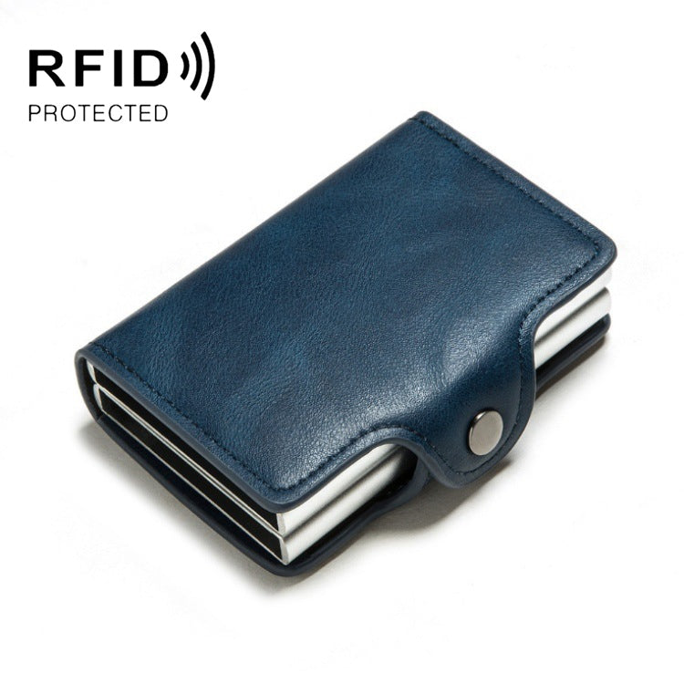Portacarte pop-up automatico in metallo con protezione RFID