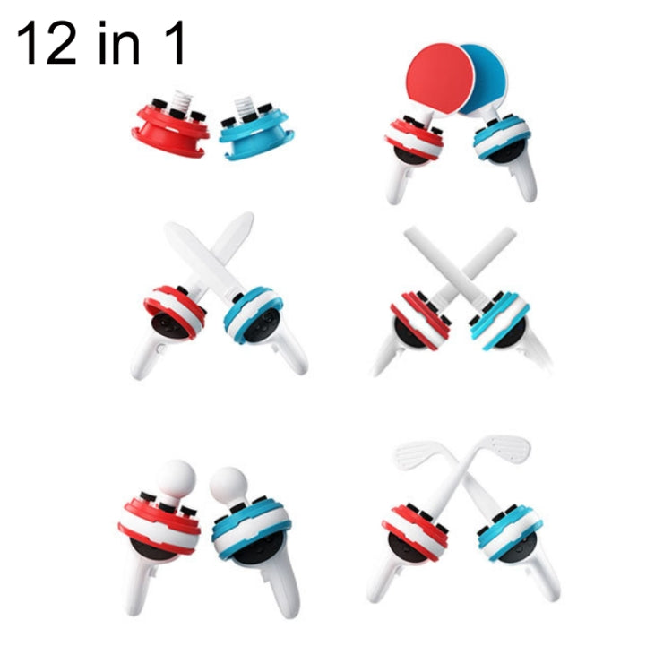 Impugnature 12 in 1 per controller Oculus Quest 2