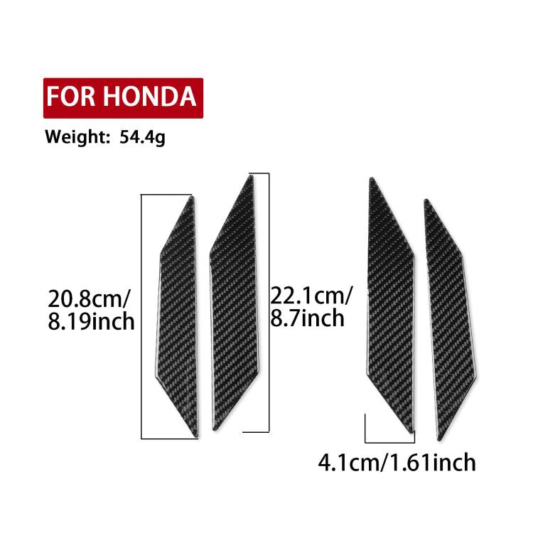 Per Honda ADV350 2022-2026, set di 4 protezioni laterali posteriori superiori.